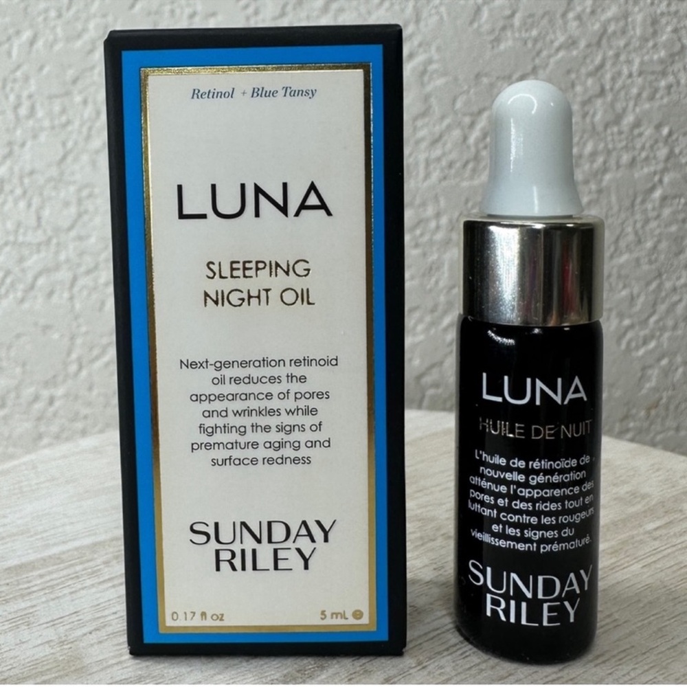 $9‎ 🌙 Sunday Riley Luna Sleeping Night Oil 🆕 Wrinkle Reducing